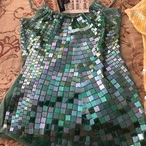 Two Bebe Sequin Tops